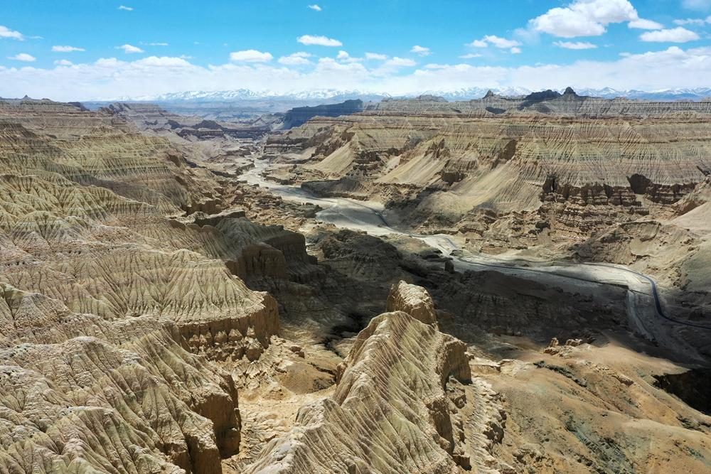 航拍土林。旦真攝