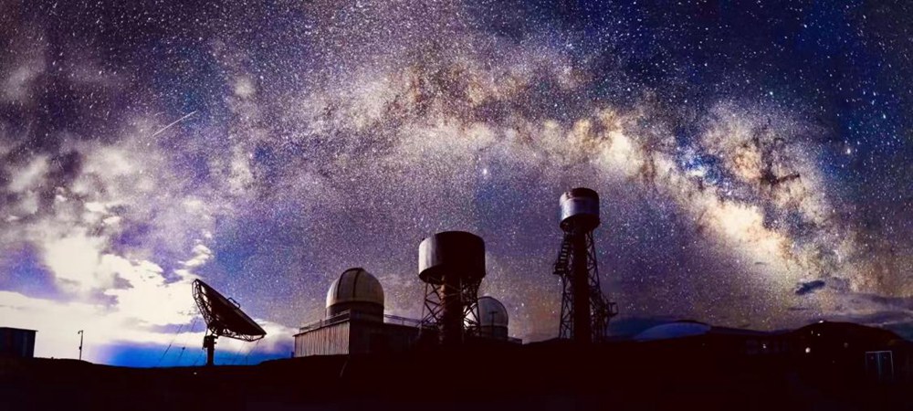 阿里暗夜星空。貢覺群培攝