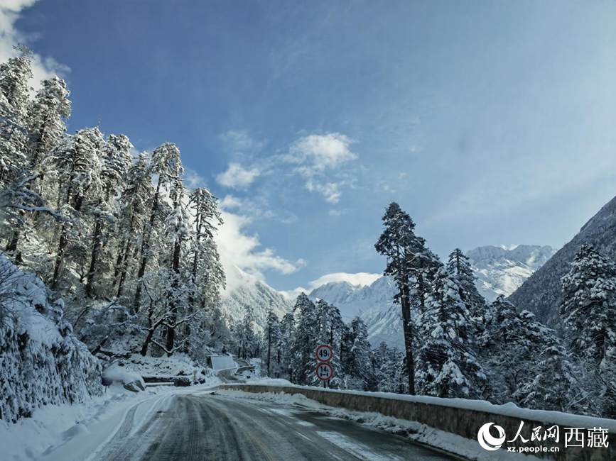 扎墨公路。人民網(wǎng) 李海霞攝