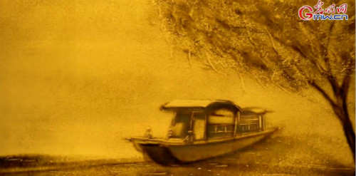 【沙畫(huà)】風(fēng)好正揚(yáng)帆，起航新時(shí)代