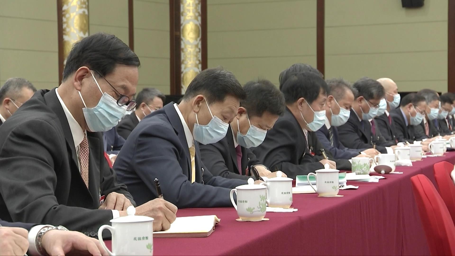 聯(lián)組會現(xiàn)場。（總臺央視記者李輝拍攝）